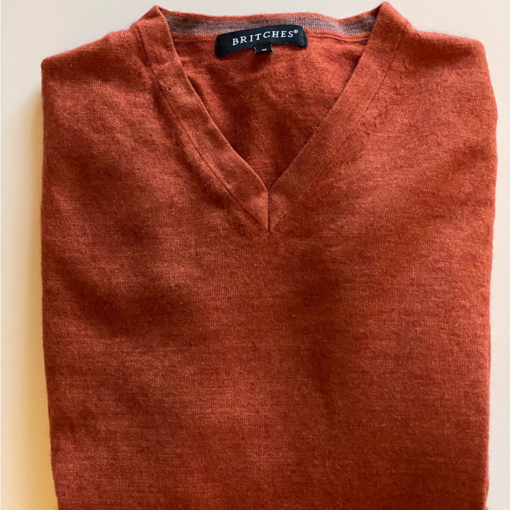 Burnt Orange Knit Sweater